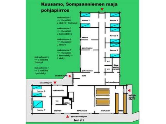 Дома для отпуска Holiday Home Sompsanniemi Рука-15